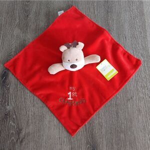 NEW Baby Starters My First Christmas Reindeer Lovey Security Blanket